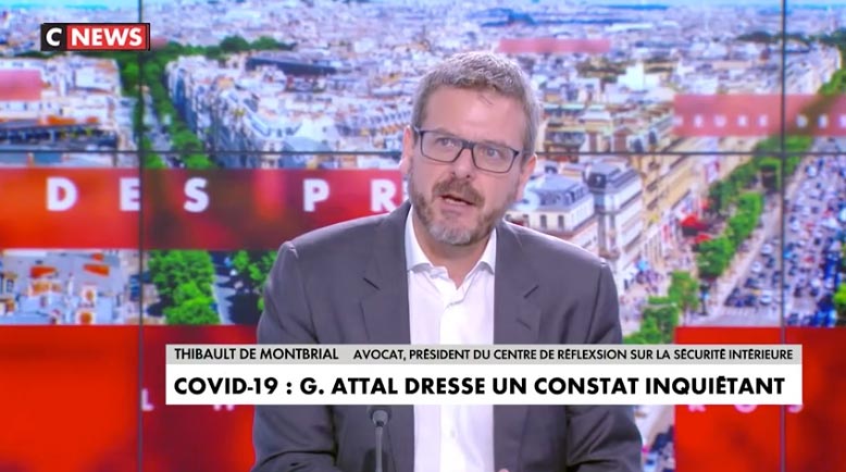 Cnews interview de Thibault de Montbrial