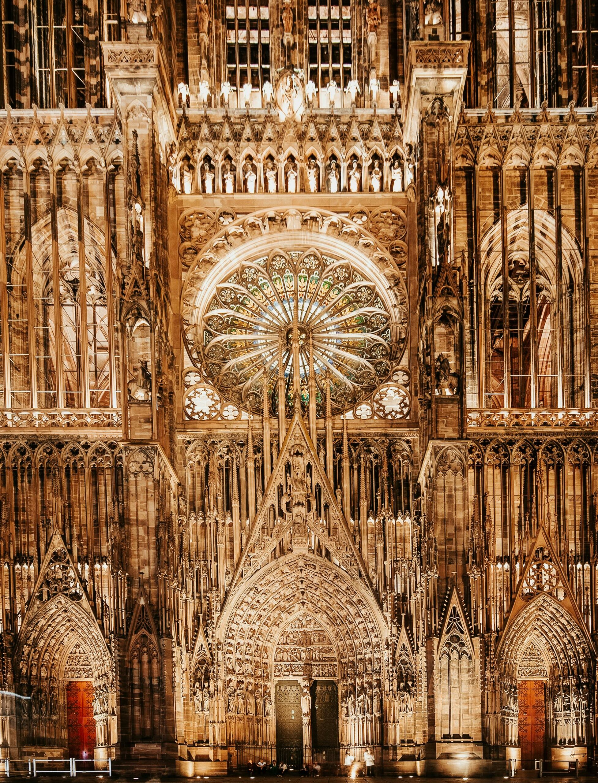 Strasbourg cathédrale marché de noel